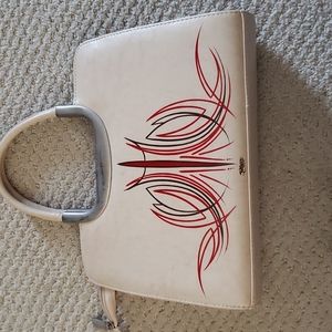 Unique Pinstripe Purse